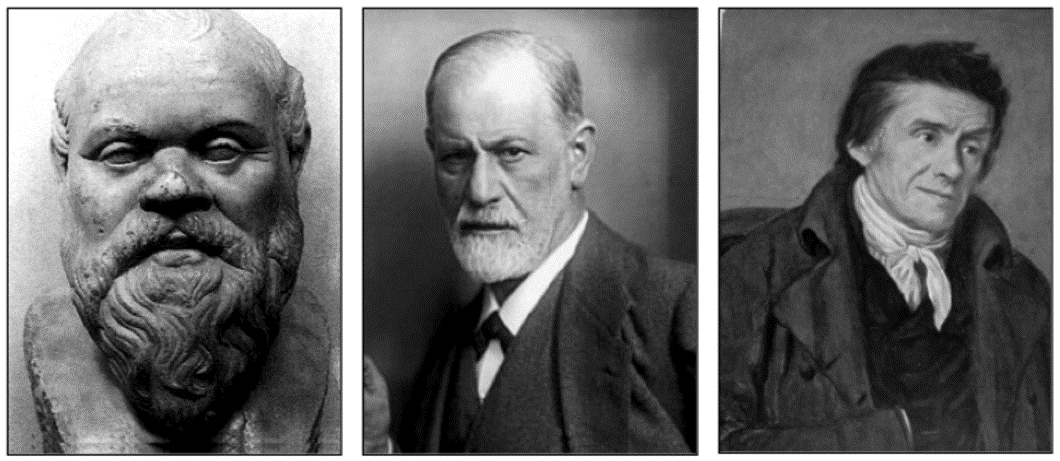 Sokrates, Freud, Pestalozzi