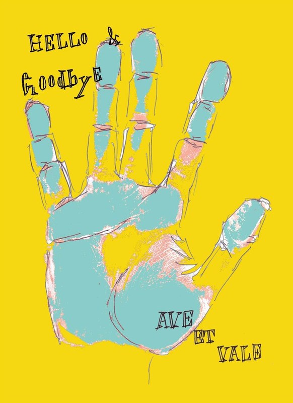 Flyer "Ave et Vale" (Vorderseite)